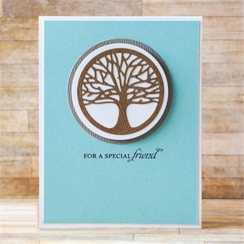 

GJCrafts Tree Bird Insect Cutting Dies Metal Cutting Dies for 2019 Scrapbooking Die Cut New Arrival