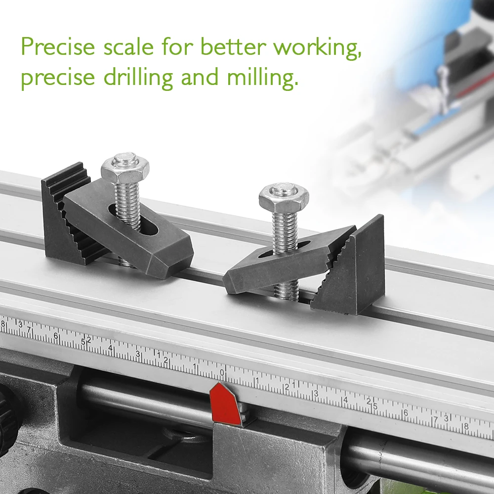 Мини соединение скамейка Рабочий стол фрезерный станок механические тиски сверлильный слайд стол для скамейки дрель