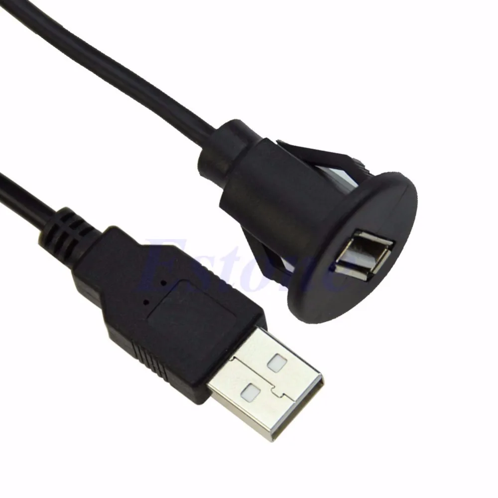 1 шт. для приборной панели автомобиля монтажная панель USB удлинитель адаптер M/F