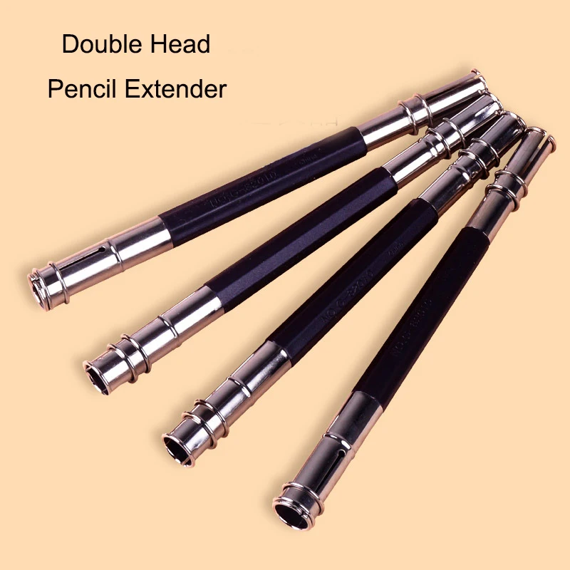 

2 Piece Two Head Pencil Extender For Sketch Painting Suppliers and Pencil Stationery Supply