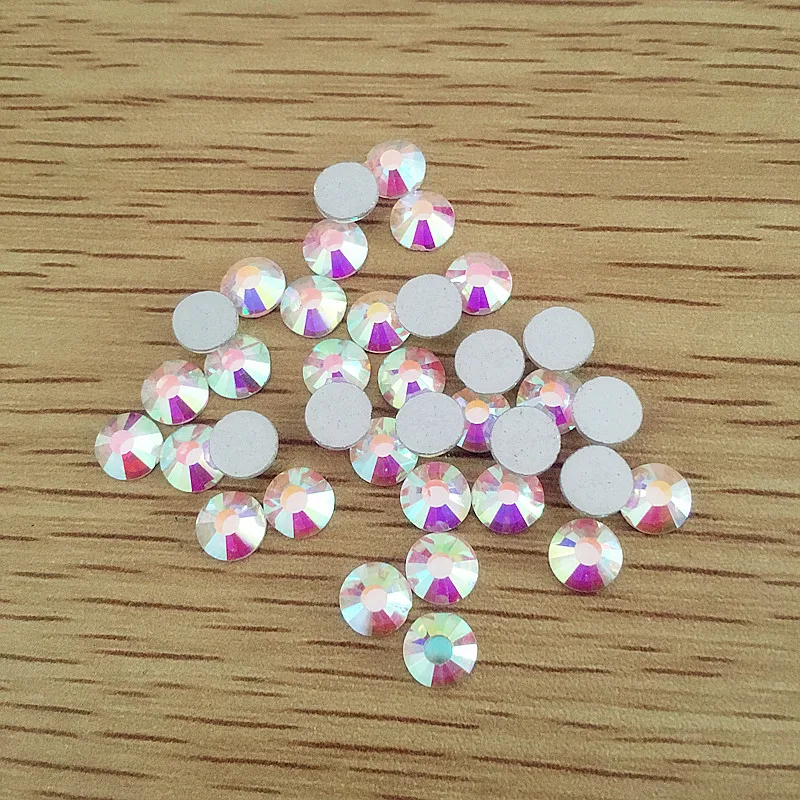 

Hbl Glitter Rhinestones Crystal AB SS20 10Bags DMC Non Hot Fix FlatBack Strass Sewing & Fabric Garment Rhinestone Nail Art Stone