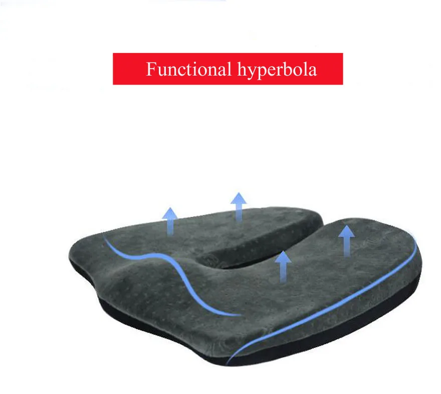 Coccyx Orthopedic Seat Pads Kitchen Chairs Lumbar Support Comfort Memory Foam Cushion Home Decor Luxury Cushion