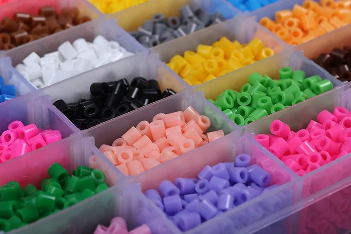 36 цветов Perler бисер 12000 шт коробка набор из 5 мм Хама бусины пищевой EVA предохранитель бусины для детей Развивающие головоломки игрушки