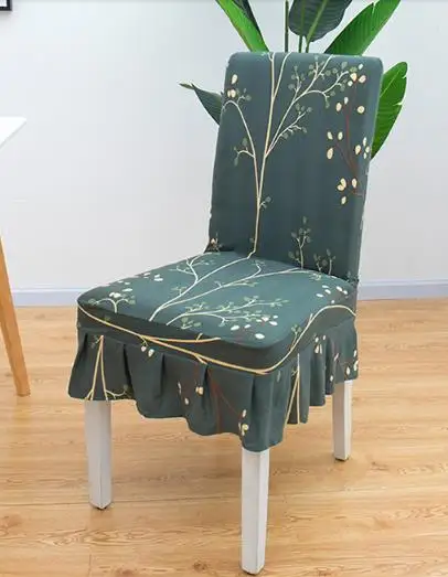 Домашние сиамские чехлы для стульев садовые маленькие для свежести тканей обеденный эластичный Чехол для стула - Цвет: K