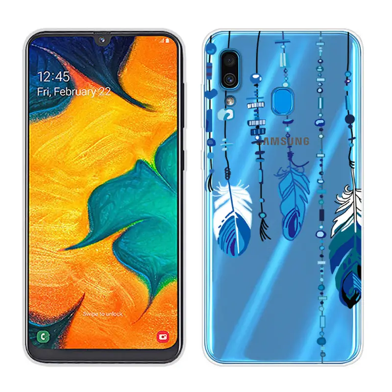 Soft TPU Case for Samsung Galaxy A40 A30 Clear Silicone Back Phone Case for Samsung A50 A10 Cover for A60 A70 SAM-A505F Fundas (21)