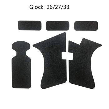 

Anti-slip Rubber Grip Enhancements Grip Tapes Wrap For Glock 19 23 25 32 38 Pistol Camping Hunting Accessories Equipment