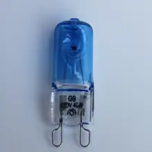 10 шт./партия G9 220 в 40 Вт галогенная лампа синяя лампа бусины галогенная лампа настольная осветительное оборудование лампы