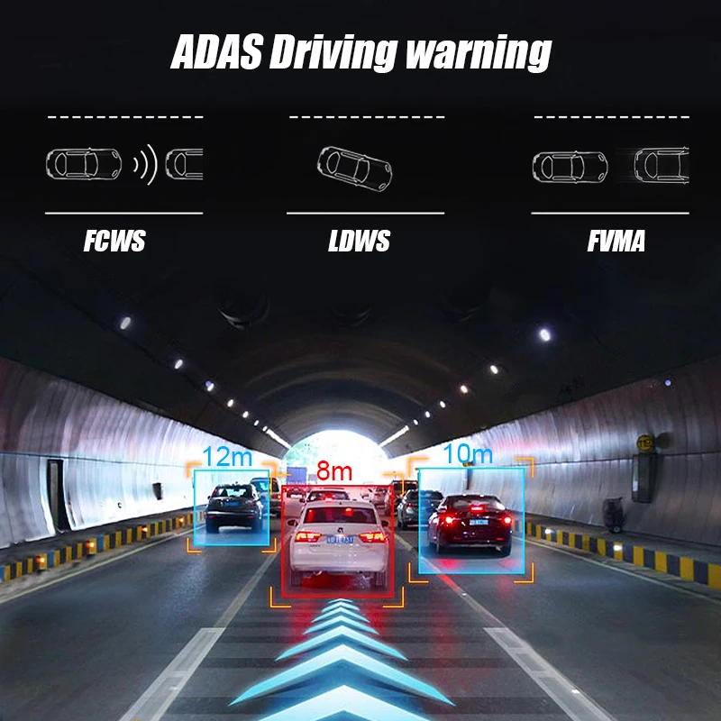 ANSTAR 4G ADAS Автомобильный видеорегистратор Android 1" ips поток зеркало заднего вида FHD 1080P видеорегистратор камера WiFi gps видео регистратор