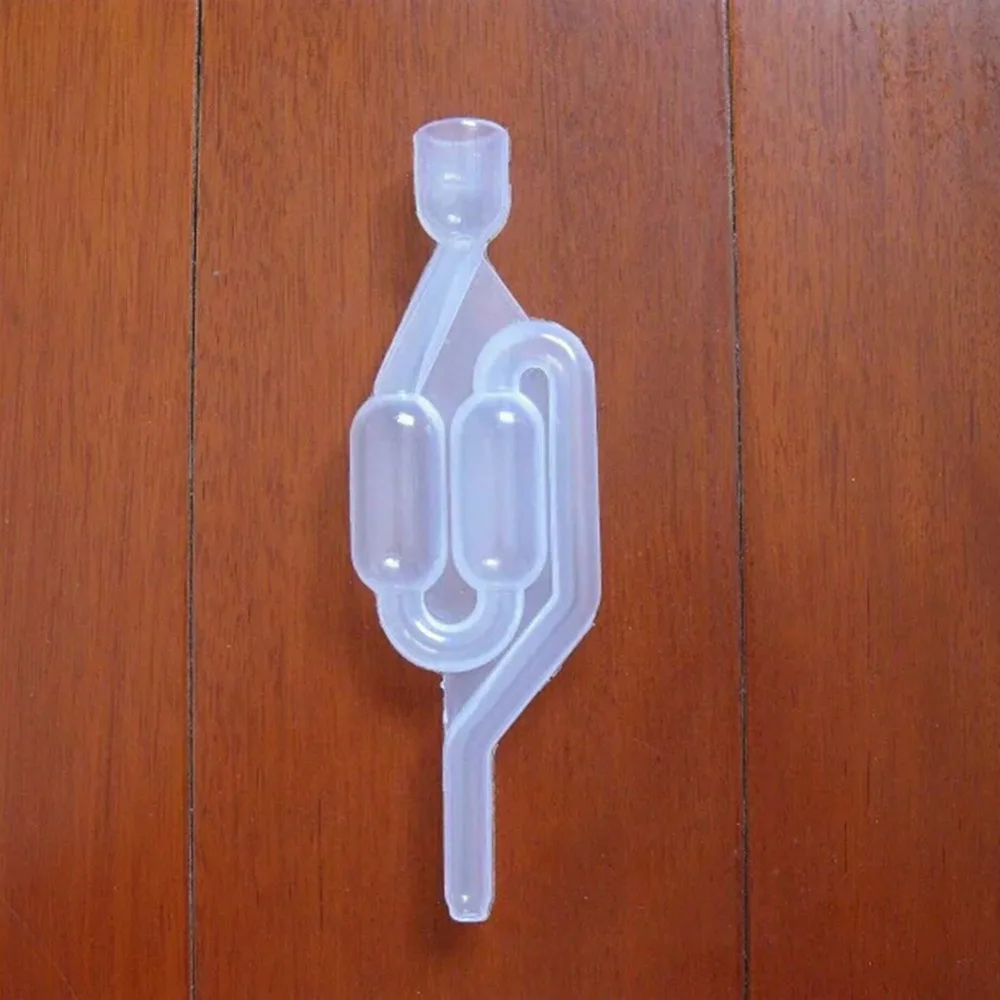 New Homebrew Air Lock Bubble Grommet One-way Exhaust Water Seal Valve With Cork Beer Wine Making With Stopper