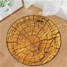 Деревянный ковер для детей, круглый ковер для дома, коврик для гостиной, коврик для йоги, нескользящий ковер для спальни, мохнатый ковер, домашний Свадебный декор