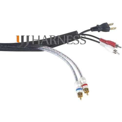 

3/8" ID:9mm Flexo F6 Braided Sleeving Cable Wrap Split Loom Self closing braided cable wrap