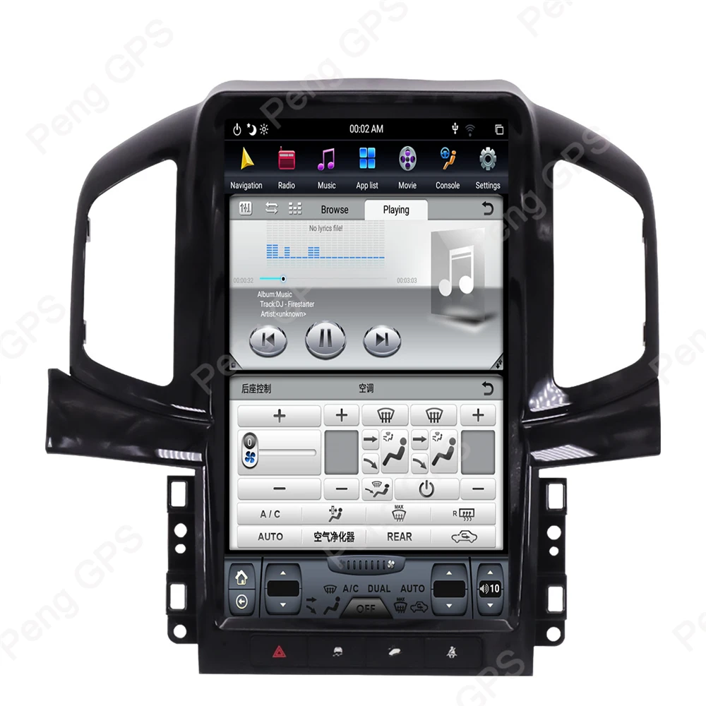 Best 4+64G Vertical Screen Android 8.1 Sant Navigation Car Stereo for Chevrolet Captiva 2012-2017 Fast Boot 6 Core 1920*1080 Headunit 2