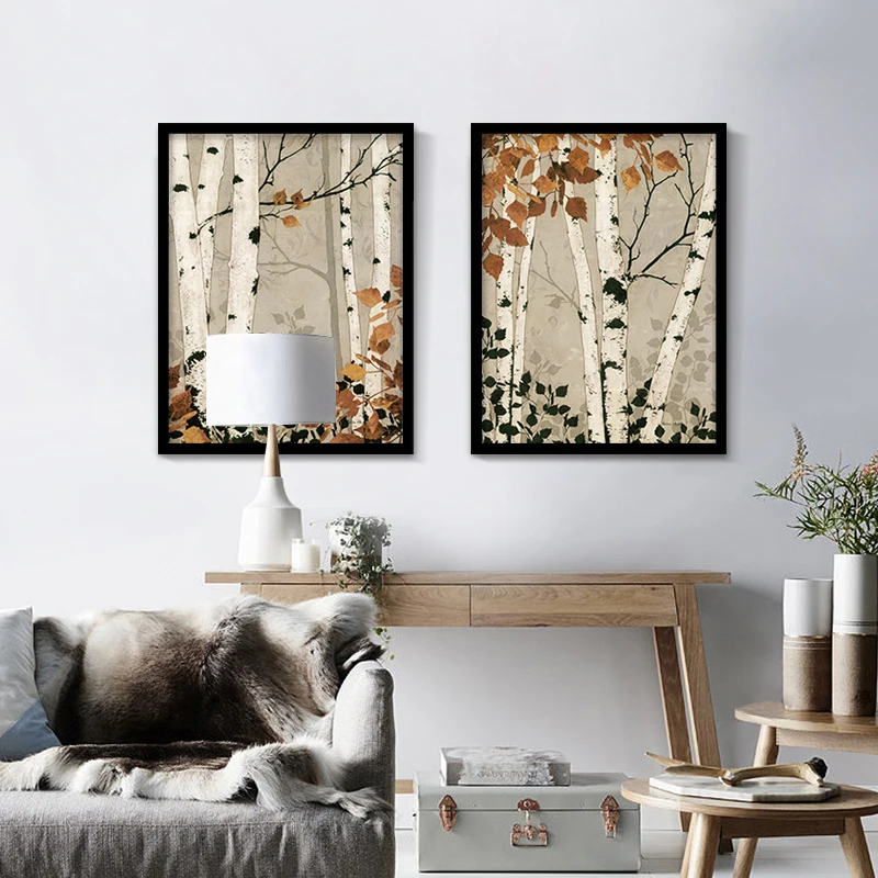 Autumn maple picture art Painting Wall Pictures Living ...