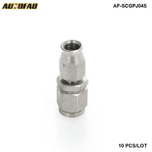 10 шт. EPMAN AN-3 AN3 PTFE поворотный концевой фитинг шланга прямой топливный переходник AF-SCGPJ04S(10 шт