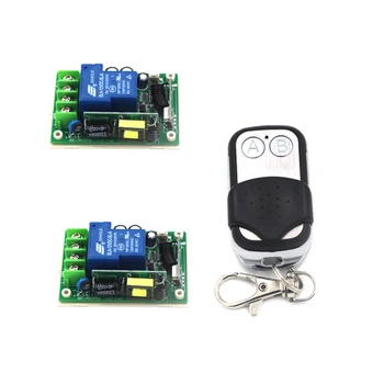 

High Quality AC 85V-250V 30A 1CH RF Wireless Relay Remote Control Switch 315 MHZ 433 MHZ 1 Transmitter+2 Receiver SKU: 5501