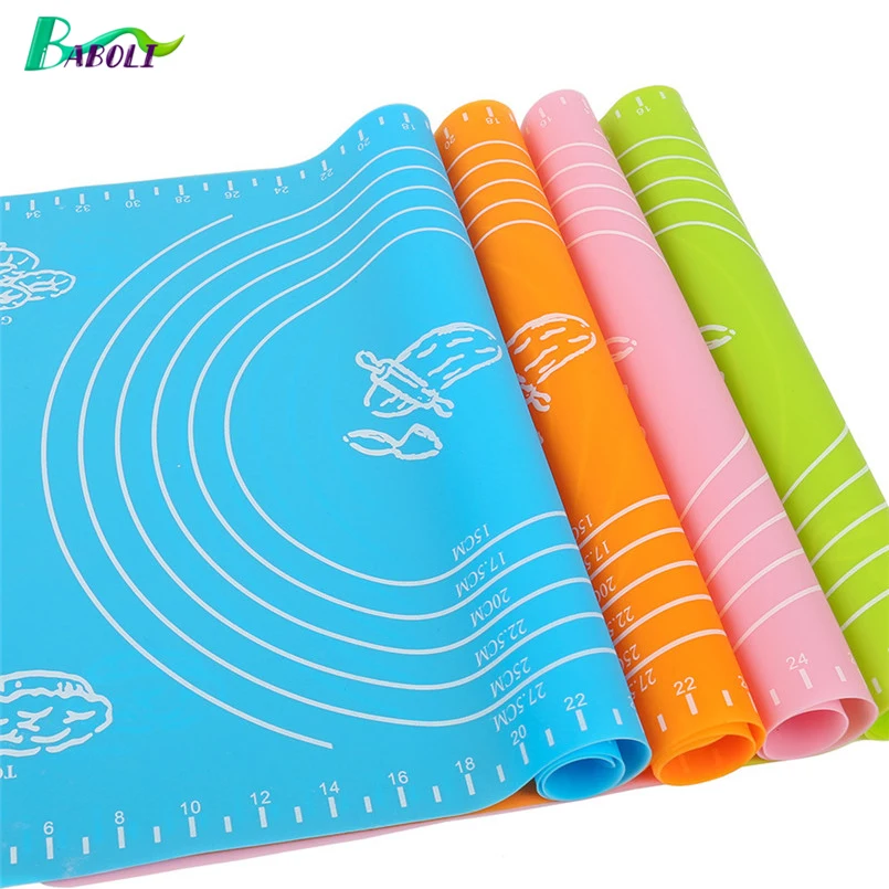 

1PC 40*30 cm Non-Stick Silicone Baking Mat Dough Rolling Mat Baking Board Cake Tools Pastry Heat Resistant Pad Kitchen Utensils