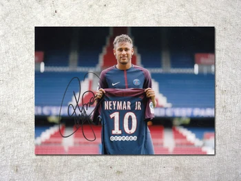 

signed Neymar autographed original photo football player 7 inches freeshipping 092017E