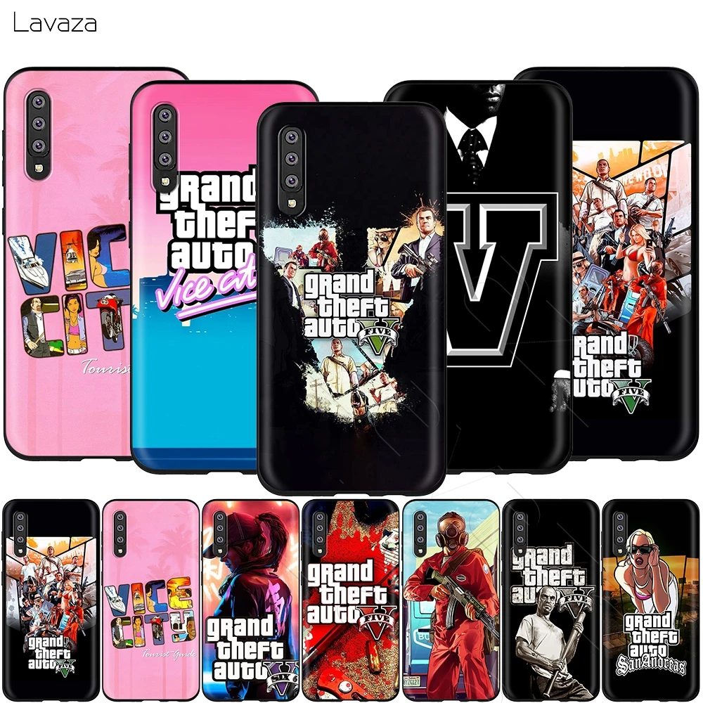 Lavaza Gta 5 Grand Theft Case Voor Samsung Galaxy Note 10 Plus A10 A40 A50 A70 M20 A20 A20S a10S A30S A50S|Passende hoesjes| - AliExpress