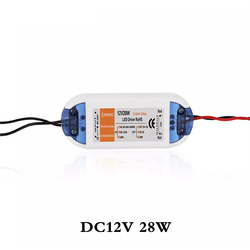 DC 12V Converter Charger Switching 18W 28W 48W 72W 100W LED Driver Adapter Lighting Transformer Power Supply For LED Strip Light