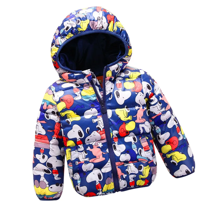 Одежда для маленьких мальчиков рождественские куртки детское зимнее пальто для девочек хлопковый пуховик для маленьких мальчиков, одежда для мальчиков и девочек