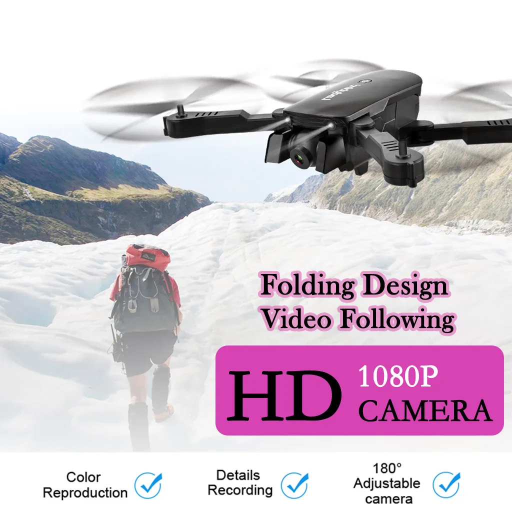 

2.4Ghz 4CH Attitude Hold 1080P WIFI Optical Flow Dual Camera RC Quadcopter Drones With Camera HD Flying Minion Rc Quadcopter