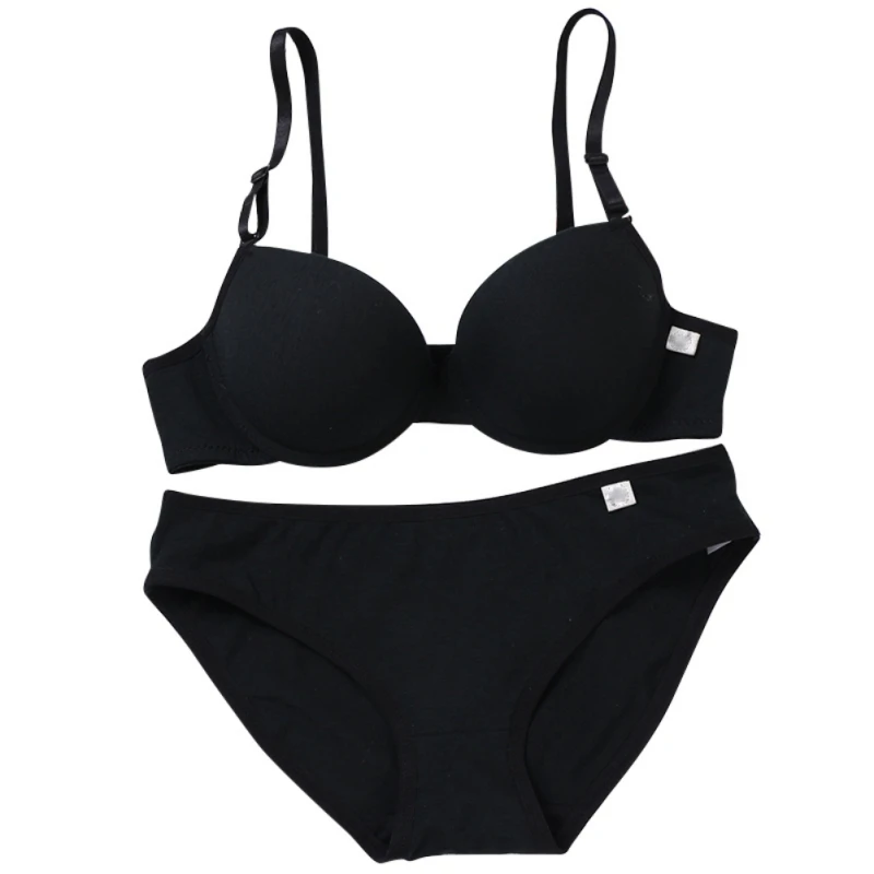 

3 Colors Sexy Push Up Underwire Bra 3/4 Light Padded V-Neck Female Soft Lingerie Solid Underwear For Hot Sale