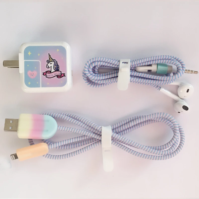 2018 новый кабель для сматывания данных с героями мультфильмов USB передачи набор