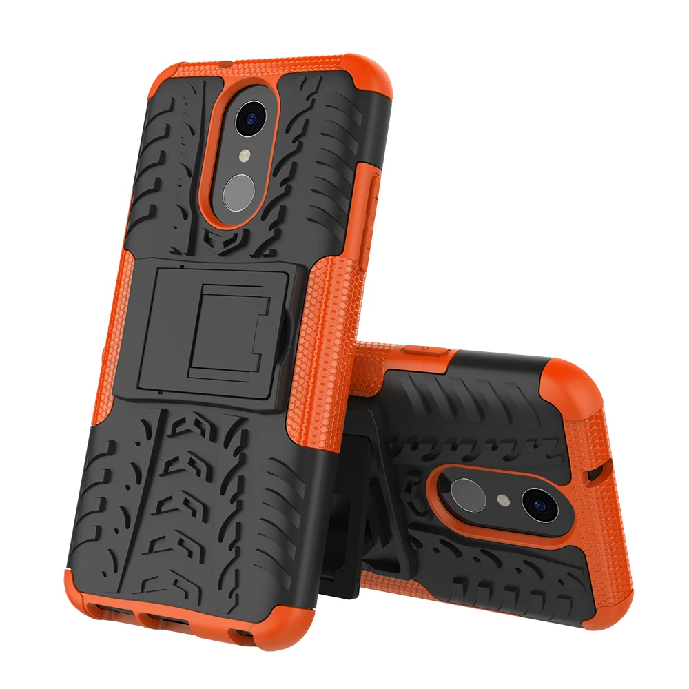 

For LG Q7 Case Cover Shockproof Armor Rubber Silicone Hard Back Phone Case For LG Q7 Full Cover Case For LG Q7 Q 7 Shell Fundas