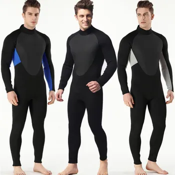 

High Quality New 3mm Cool Black Diving Triathlon Neoprene Wetsuit for Swimming Surf Men Scuba Equipment Split Suits S-3XL