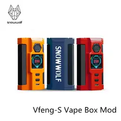 Snowwolf Vfeng-S Mod Sigelei Vape 230 Вт поле Mod 1,30 дюймов TFT цветной экран TC моды Vfeng S электронная сигарета комплект