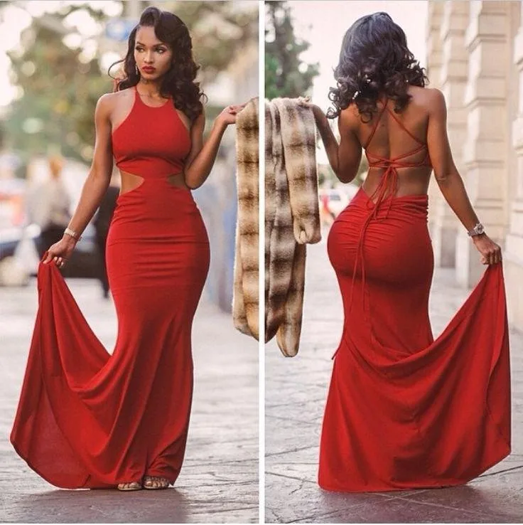 hot red prom dresses