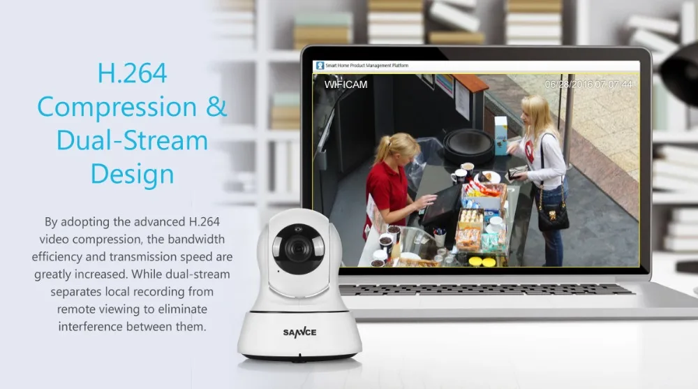 Smart Wireless 720P PTZ Camera