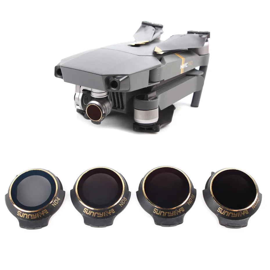 

For DJI Mavic Pro Professional/Platinum Neutral Density Lens Filter ND4 ND8 ND16 ND32 Set Filters Kit Drone Sunhood Accessories