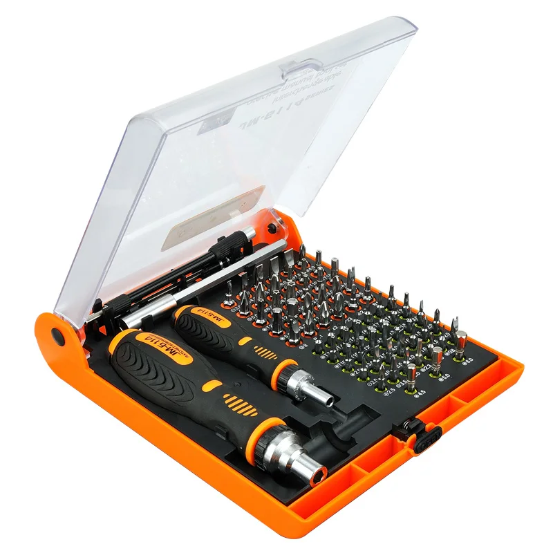 

JAKEMY 73 in 1 Screwdriver Hand Tools Set Replaceable Drive Head Ratchet Handle for Household Appliances Repair Tool Kit