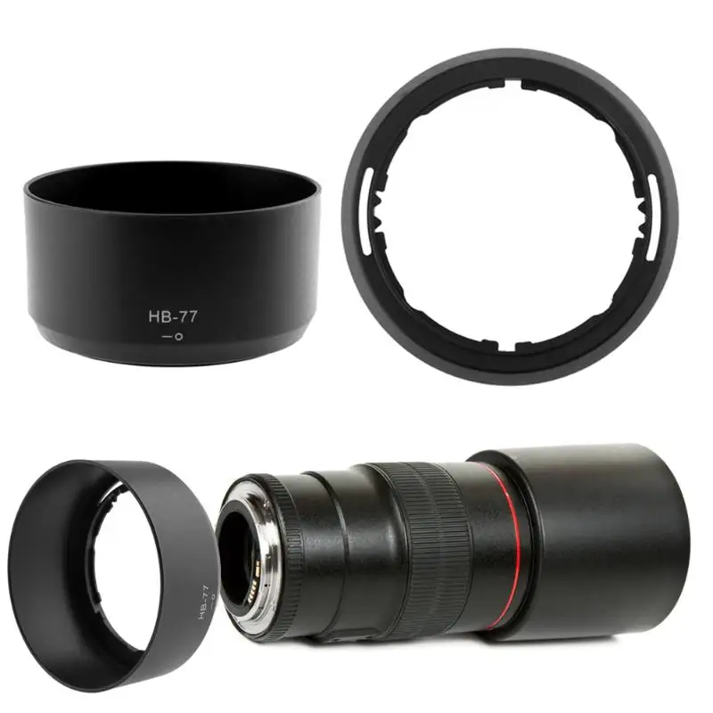 

1pcs HB-77 Lens Hood Lens Protector for Nikon AF-P DX 70-300mm f/4.5-6.3G ED VR For Nikon AF-P DX 70-300mm f/4.5-6.3G ED