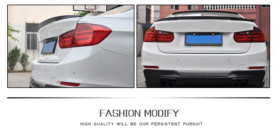 Для BMW F30 Спойлер 3 серии 320i 328i 330i 335i F80 M3 спойлер СЕДАН 2012- углеродное волокно/задний спойлер из полиуретана крыло багажника