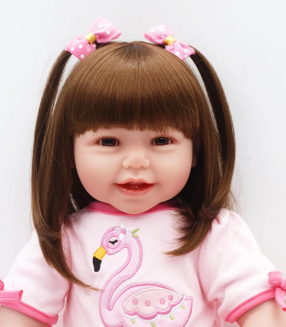 Nueva llegada 61 cm silicona reborn muñeca 24 pulgadas realista bebé niña muñecas Reborn bebés muñecas de vinilo real para niños Juguetes Nueva llegada 61 cm silicona reborn muñeca 24 pulgadas realista bebé niña muñecas Reborn bebés muñecas de vinilo real para niños Juguetes