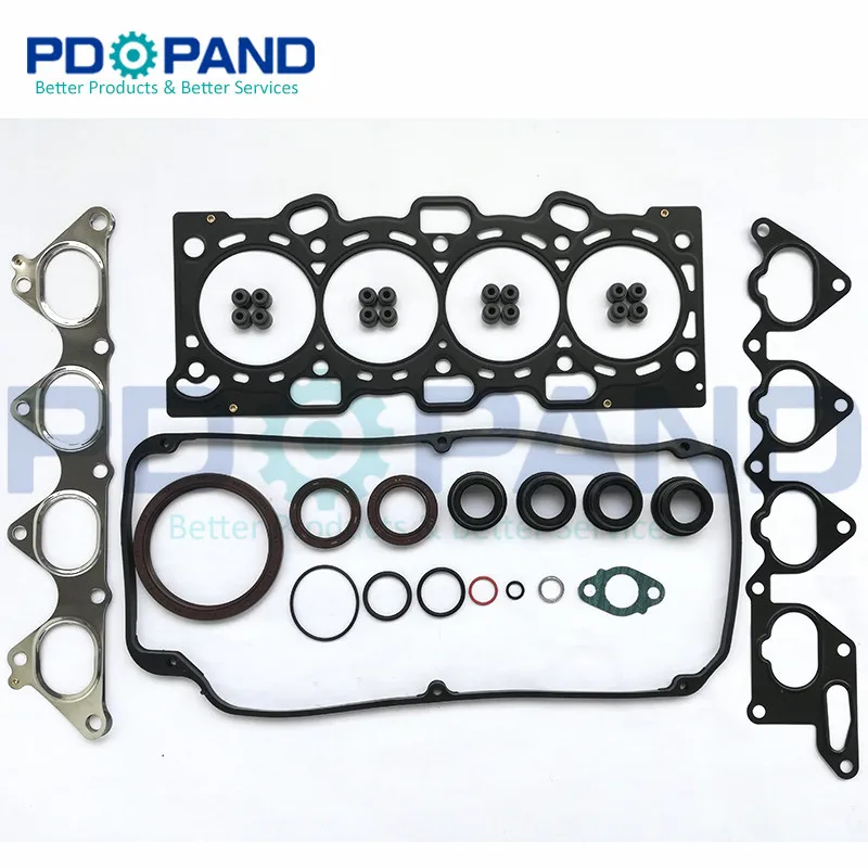 Engine Rebuilding Gasket Kit for Mitsubishi CARISMA 1.6L DA1A LANCER CJ-CP CS-W CE 1.8L 2.0L MIRAGE CK-A FTO DE2A 1.8L 1