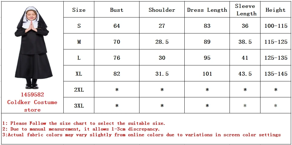 89175 size chart - 