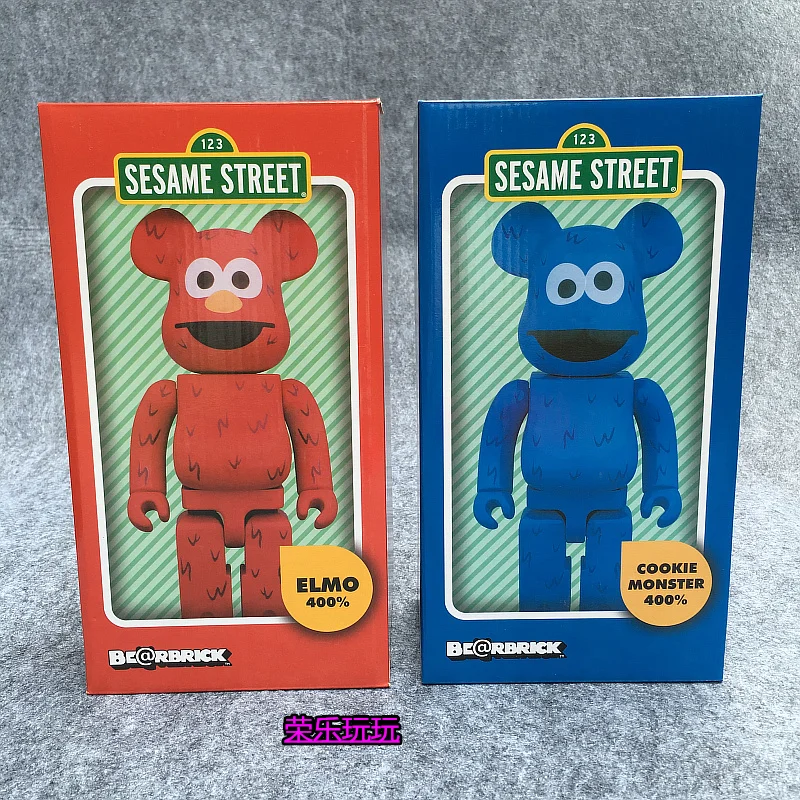 bearbrick cookie monster