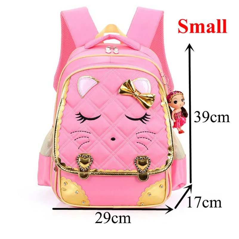 Coolbaby модные школьные рюкзаки детские школьные сумки Высокое качество нейлон рюкзак из искусственной кожи детская раскраска сумка D051 - Цвет: Small Pink