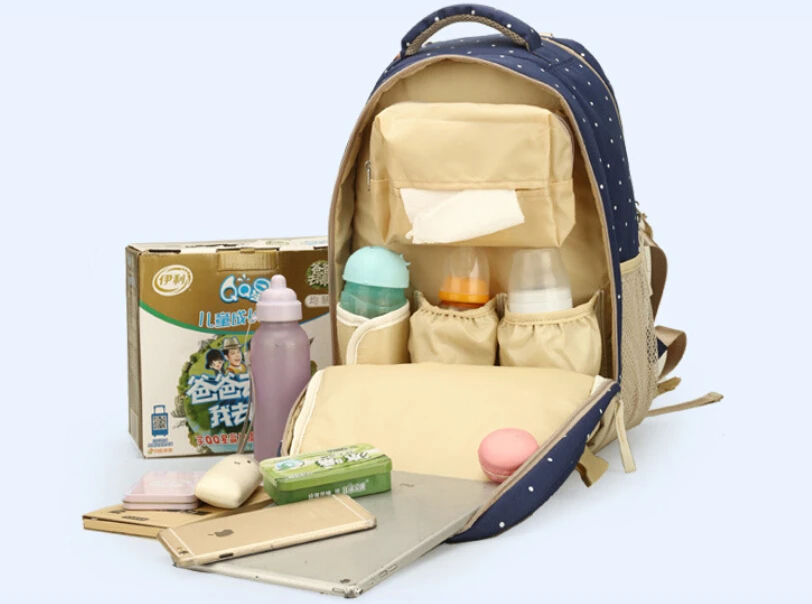 large capacity mummy bag baby bag diaper bag multifunctional double