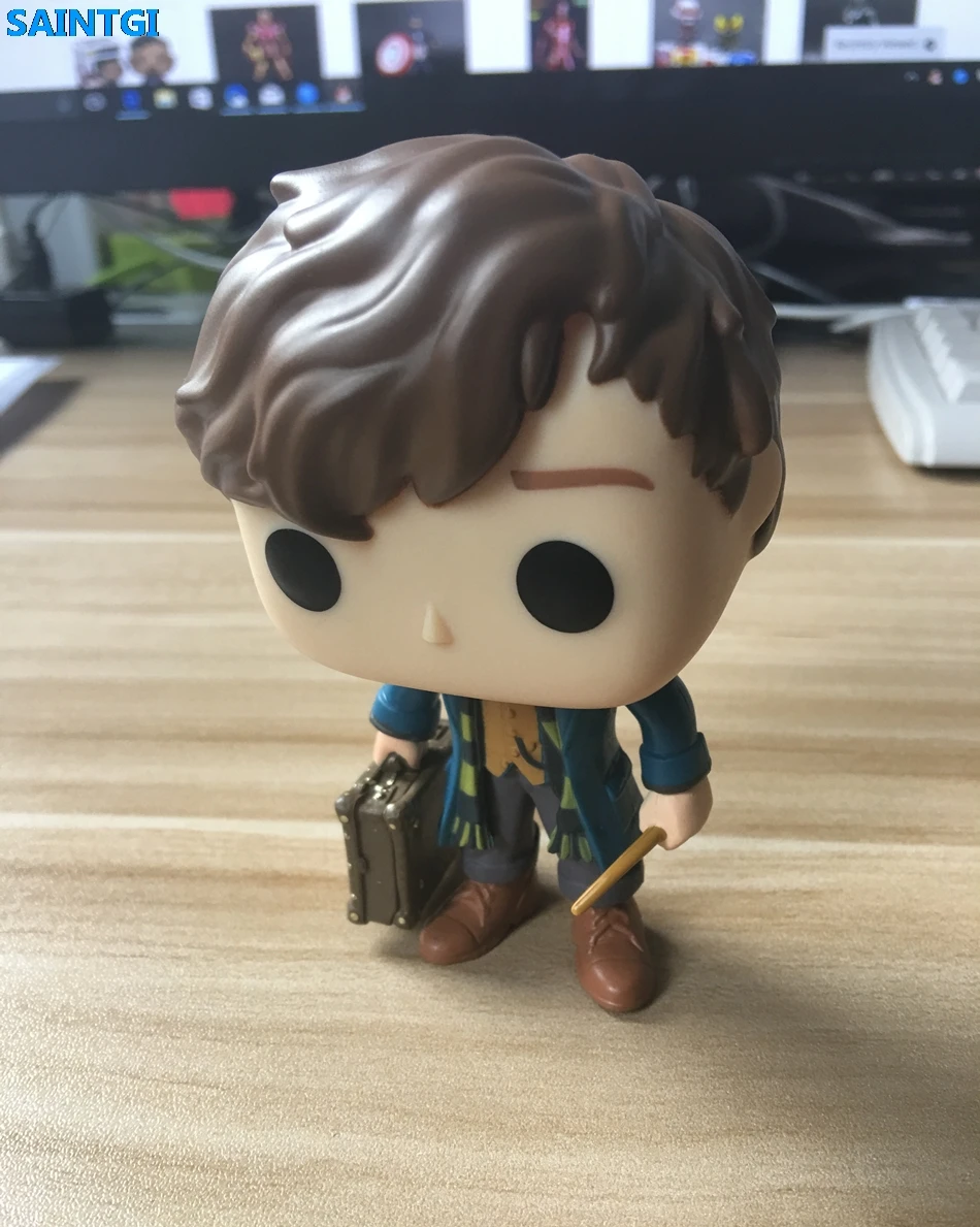 

SAINTGI POP Harry Fantastic Beasts and Where to Find Them Newt Scamander PVC 10CM Action Figure Doll Collection Model Toys T514