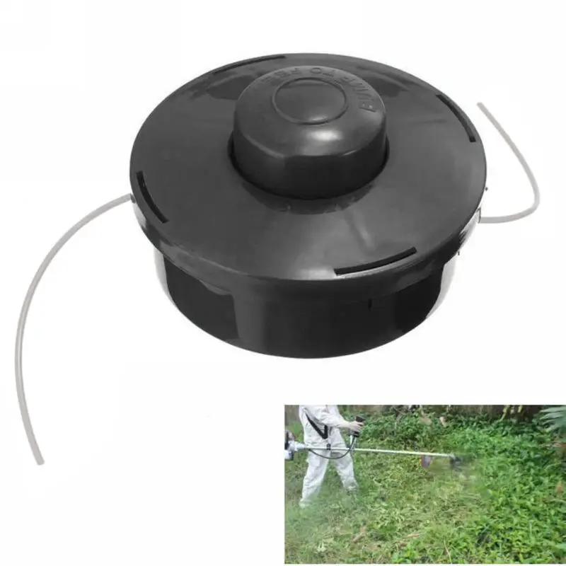 DWZ   Universal Nylon Brush Cutter Mower Bump Spool Grass Trimmer Head Black