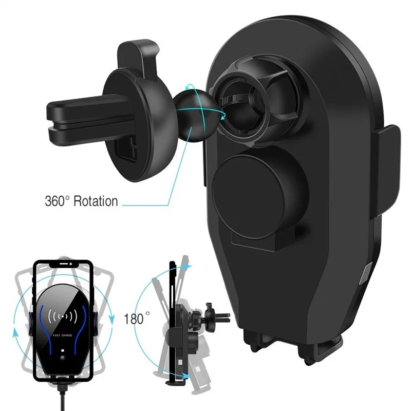 Tongdaytech 10 Вт автомобильное Qi Беспроводное зарядное устройство для Iphone 8 X XS MAX автоматическое вентиляционное отверстие держатель быстрое зарядное устройство для samsung S10 S9 S8 Plus