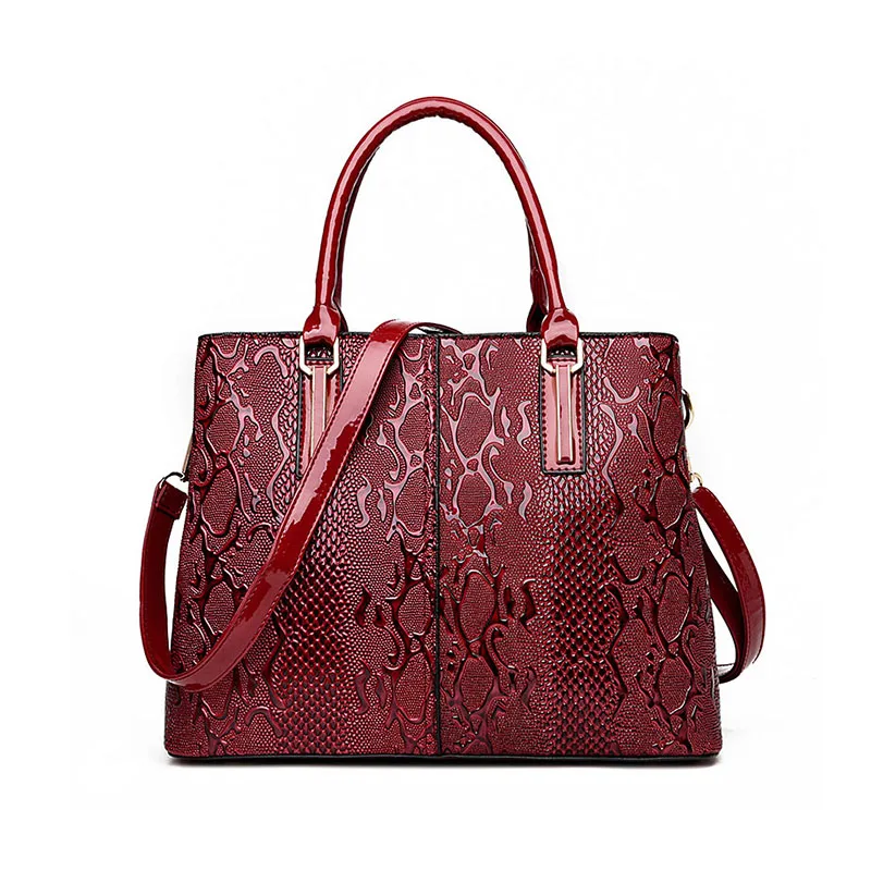 Large Capacity Pu Leather Handbag Women Patchwork Fashion Shoulder Bag Big Tote Casual Ladies Hand Bags Female Luxurious (1)