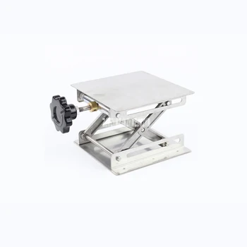 

Stainless Steel Lifting Platform Thickening Laboratory Manual Lifting Table Single Layer Kirsite Bracket Lift Table Stand Rack
