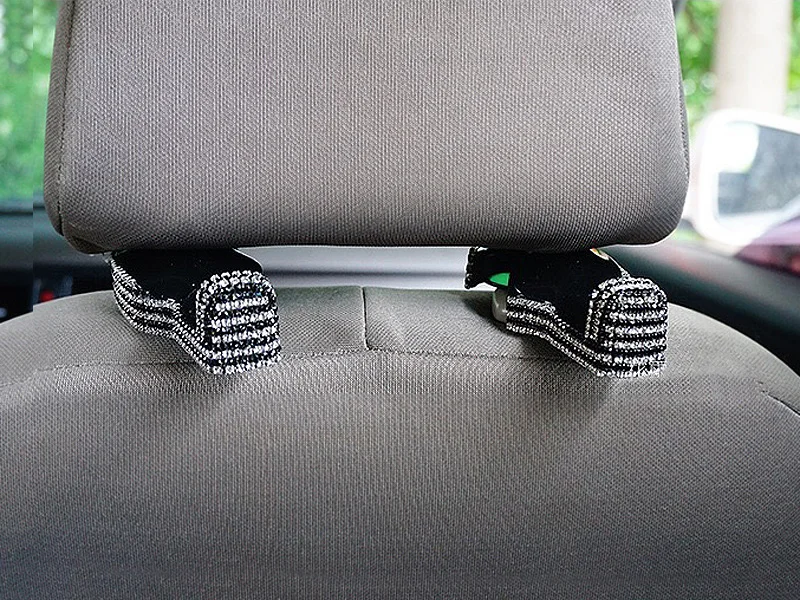 Diamond-Crystal-Car-Seat-Back-Hooks-Vehicle-Headrest-Seat-Back-Hanger-Holder-Universal-Mount-Storage-Fastener-Clips-9