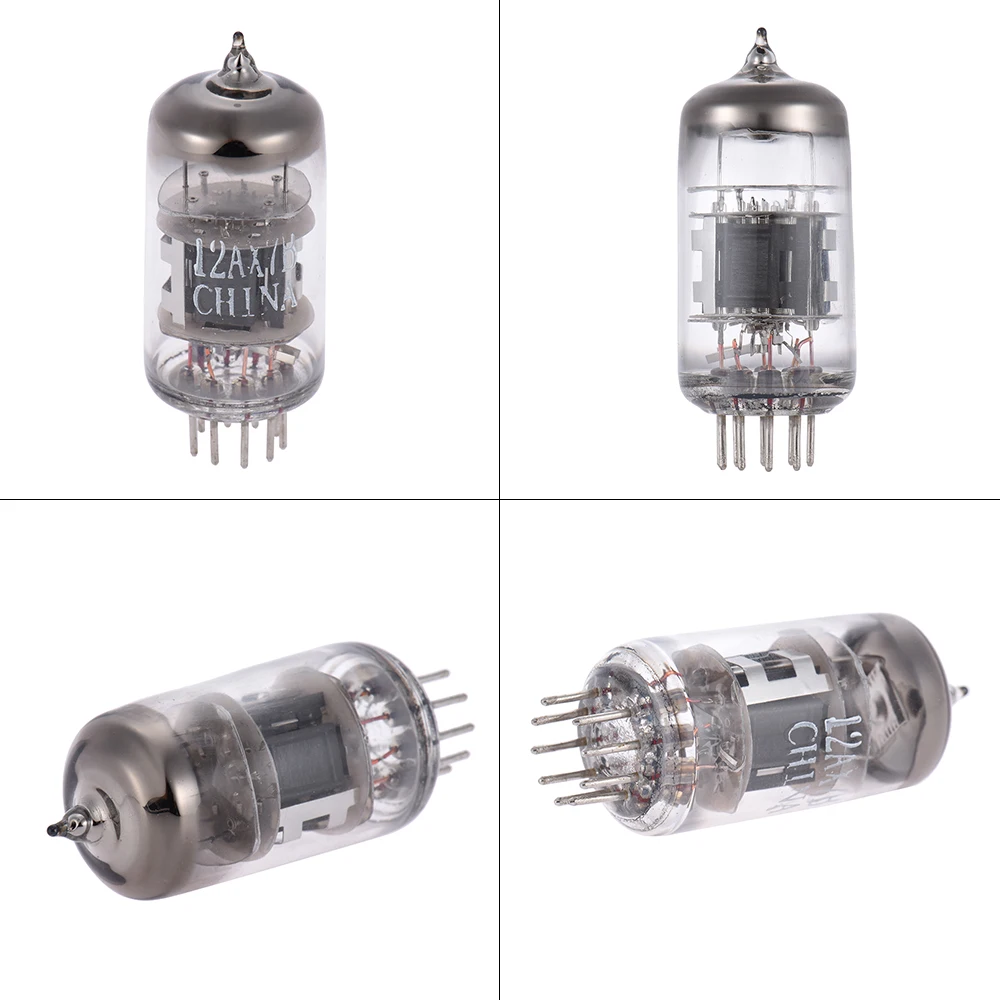 2 шт. 12AX7B предусилитель электрон вакуумных трубок 9-контактный разъем Dual Триод для 12AX7 ECC83 B759 7025 5751 Сменная Трубка