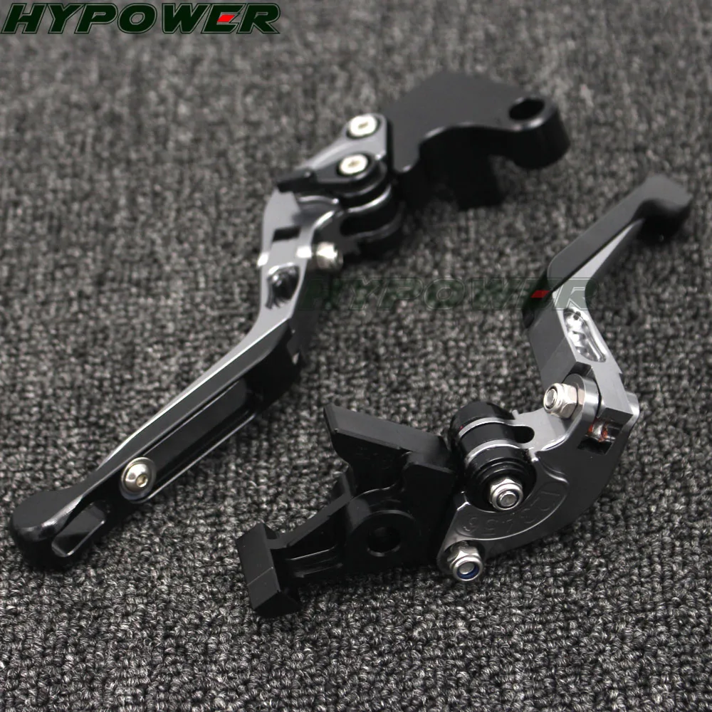 Для Yamaha FJ 09/MT 09 Tracer 2015 2018 с логотипом (MT 09) черный + титан CNC регулируемые складные